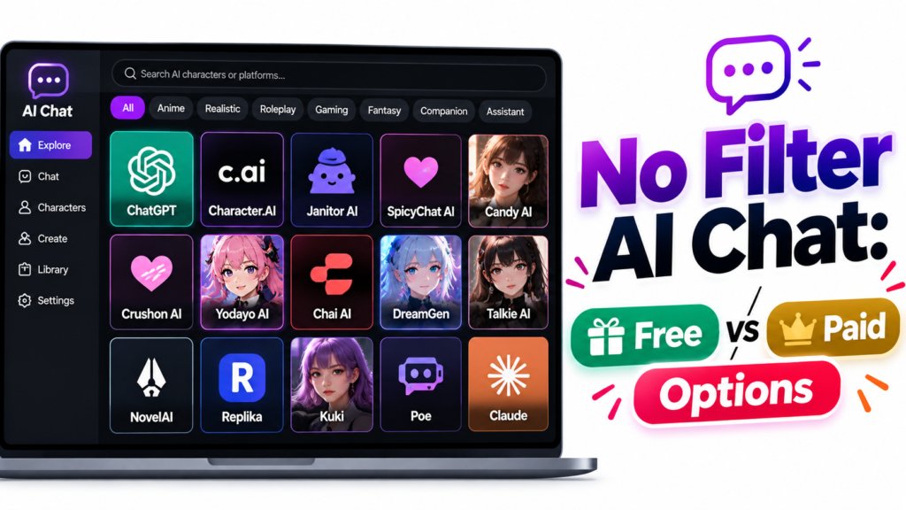 no filter ai chat