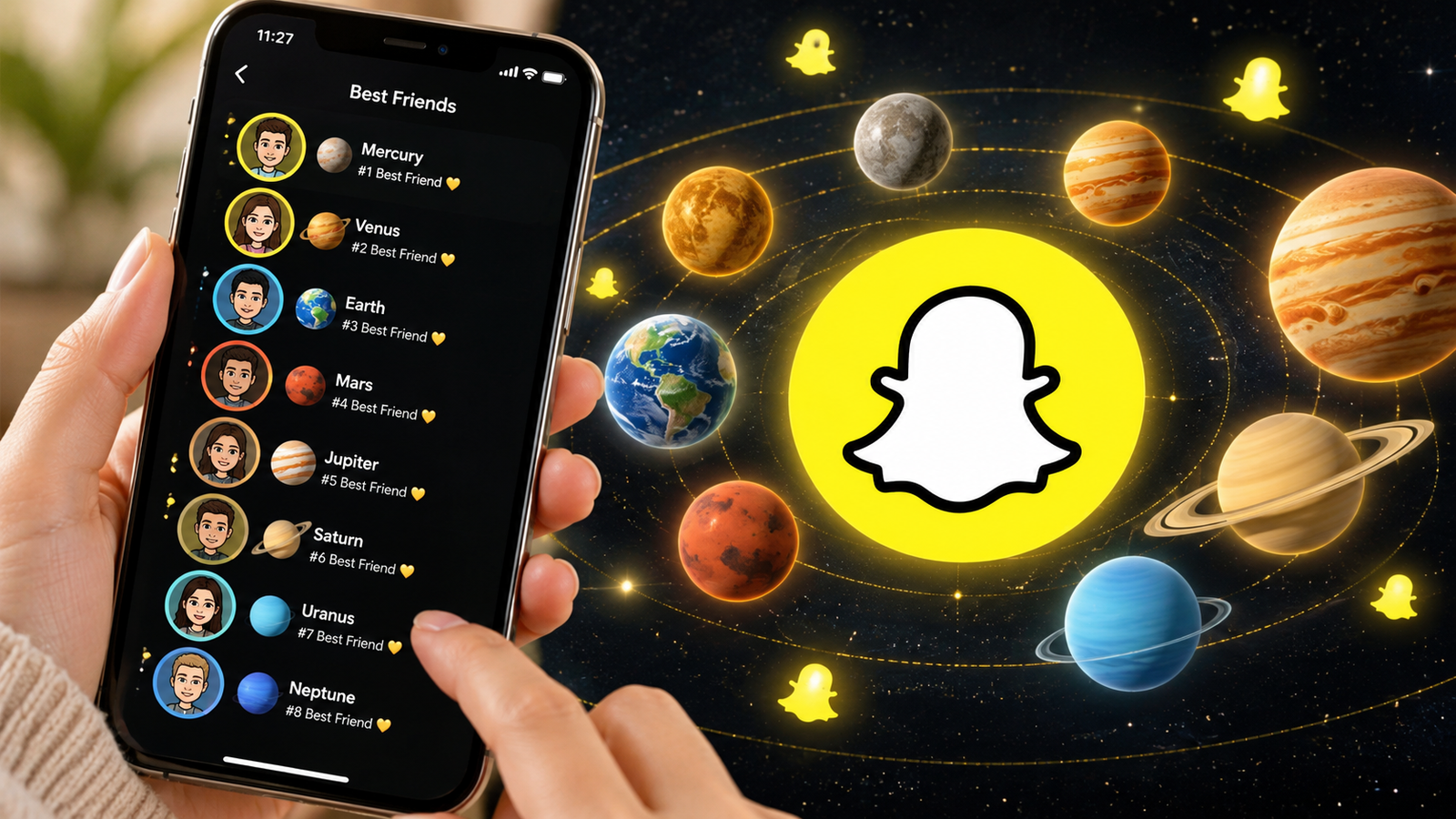 snapchat planets