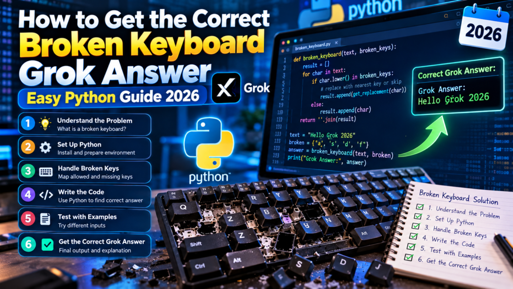 broken keyboard grok answer