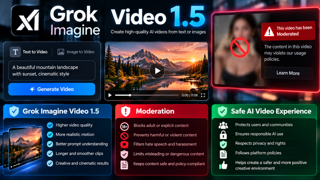 grok video moderated